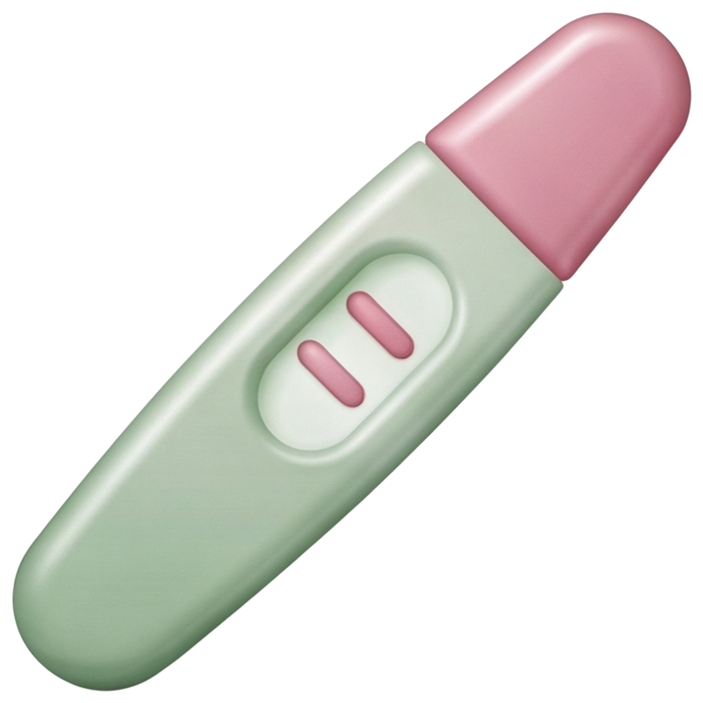 Stilisierte 3D-Darstellung eines Schwangerschaftstests, Illustration der Kinderwunschklinik Dr. Pavlik