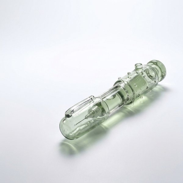 Ein Spritzen-Pen aus Glas